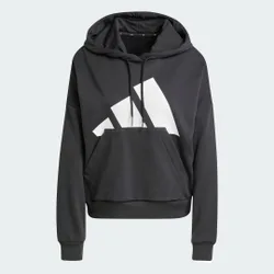 Felpa con cappuccio Essentials Big Logo French Terry Loose 2XS Black / White