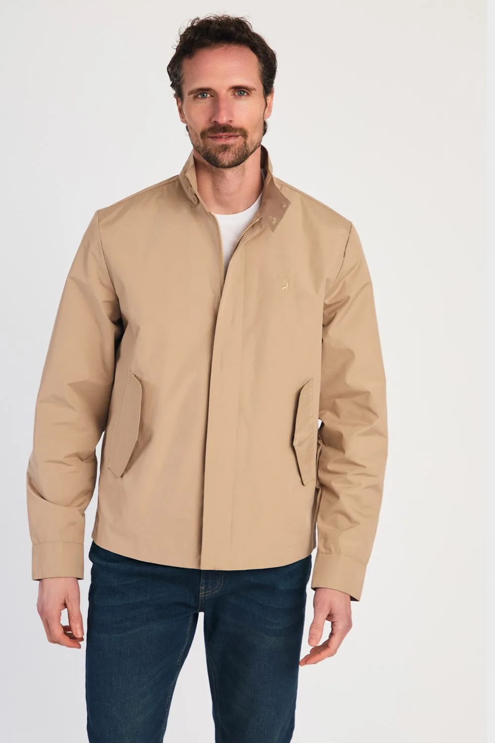 Harrington Style Mens Funnel Neck Jacket - - Size: M - Kensington - FashionsVida