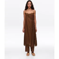 Vestido pantalón encajes
