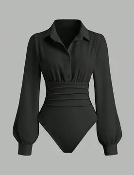 Body de mujer retro y sexy, ajustado y estilizador, elegante y de alta gama, cómodo y versátil, body blanco de moda XL - Shein - FashionsVida