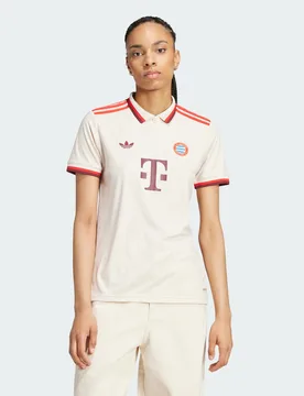 Womens Fc Bayern 24/25 Third Jersey - Beige Recycled Material - Size Large - adidas performance - FashionsVida
