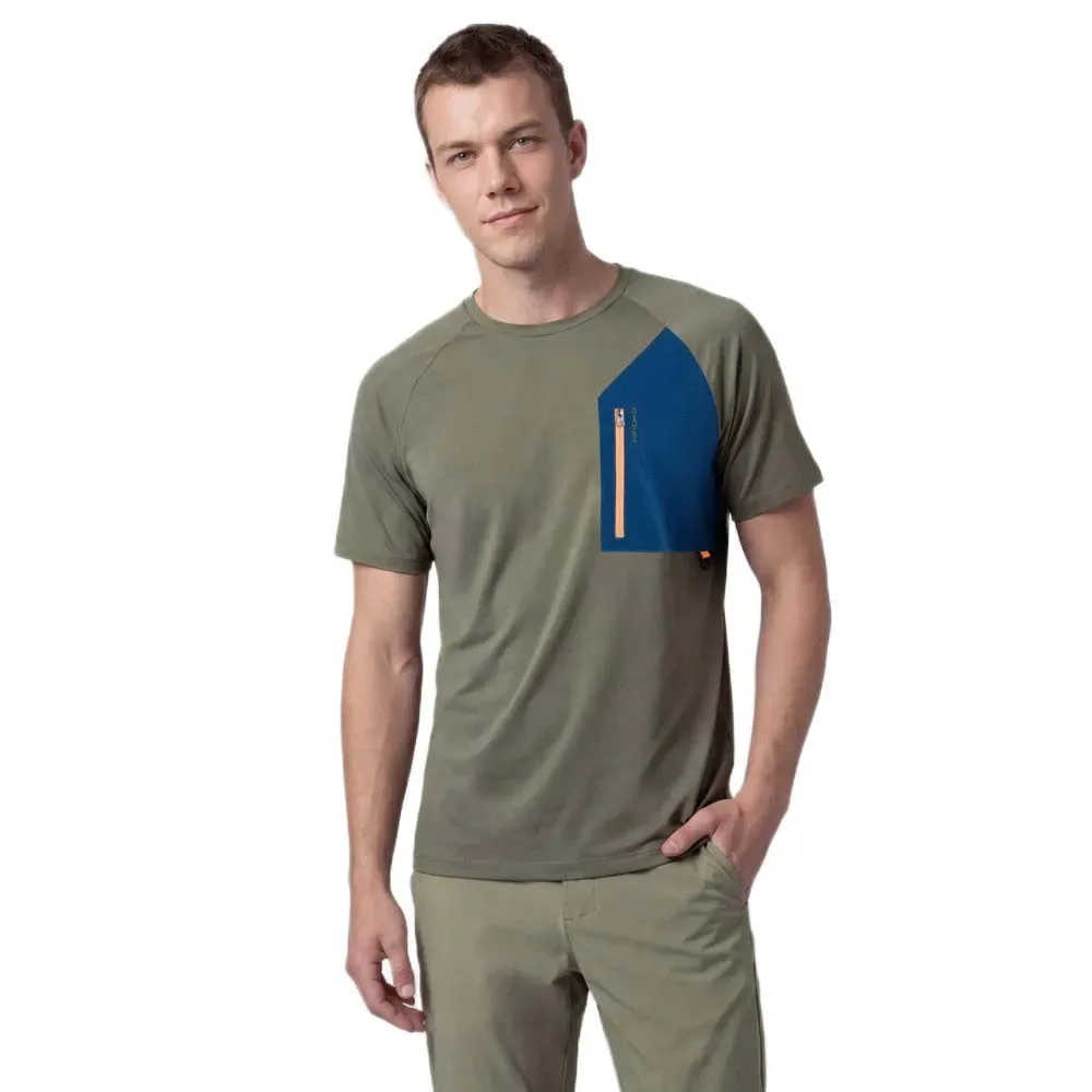 Maglietta A Maniche Corte Waterton Green - Siroko - FashionsVida