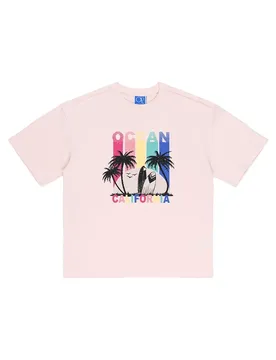 T-shirt à Manches Courtes Gisborne Rose / Multicolour XS - Ocean Pacific - FashionsVida