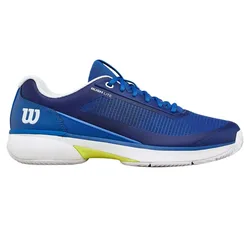 Rush Lite 5 Clay Shoes Deja Vu Blue / White / Safety Yellow UK 9.5