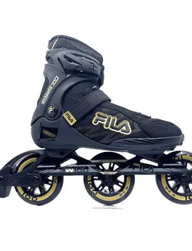Patins En Ligne Crossfit 100 Black / Gold EU 45 Homme - Fila Skate - FashionsVida