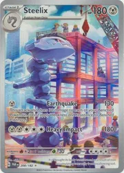 Pokemon SV Paradox Rift 208/182 Steelix (Illustration Rare)