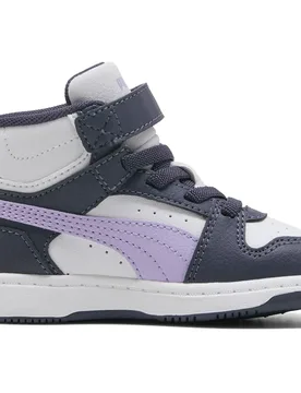 Sneaker Rebound Slam Mid Ac+ Infant Inky Depths / Light Lavender / White EU 21 - Puma - FashionsVida