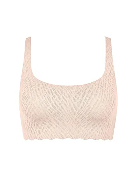 Bustier ZERO FEEL BLISS puff pink rosa L damen - Sloggi - FashionsVida