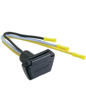 Electric Motors Power Supply 3 Conductors Female Connector 12-24v Black One Size unisex - Attwood - FashionsVida