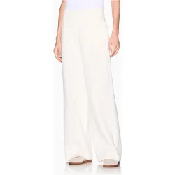 Pantalón de mujer ancho en interlock