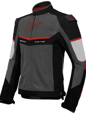 Giubbotto Moto Degrees SD-JR60 THUNDER Nero Rosso taglia XL - Seventy - FashionsVida