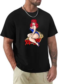 Miss American Pie Red White And Blue Patriotic Pinup T-Shirt High Elasticity Sports T-Shirt - Aliexpress - FashionsVida