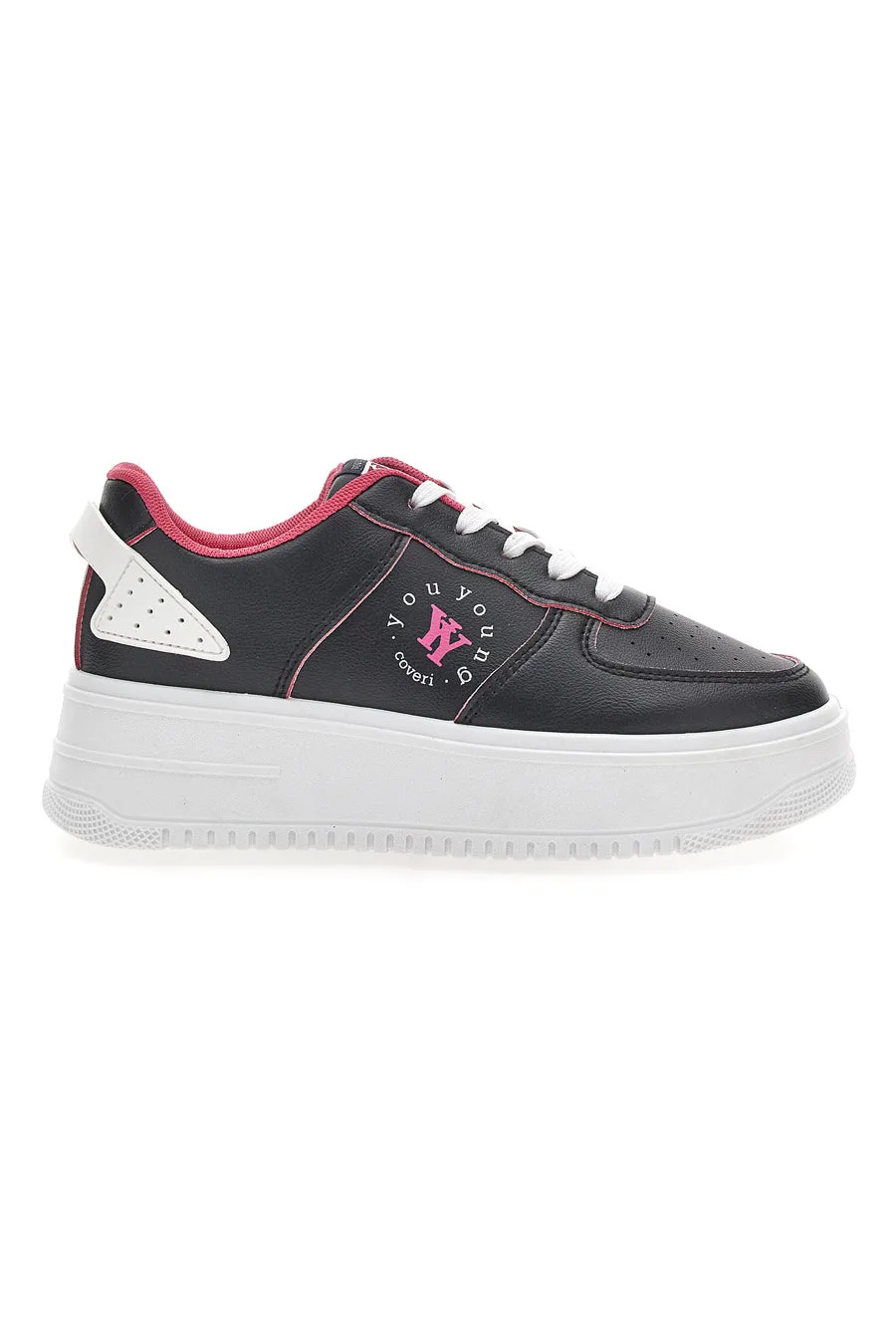 Sneakers Flatform Nere 215500 38 - COVERI - FashionsVida