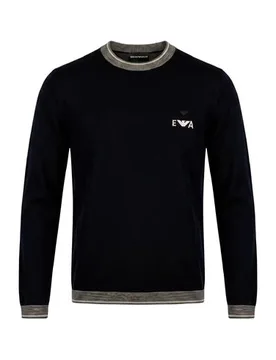 Pullover Hombre Negro L,M,S Hombre - Emporio armani - FashionsVida