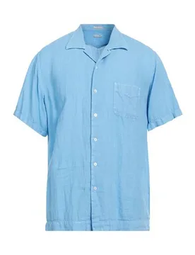 Hemd Herren Himmelblau S Herren - Massimo Alba - FashionsVida