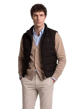 Silbon Gilet 101010 Brown S - Silbon - FashionsVida