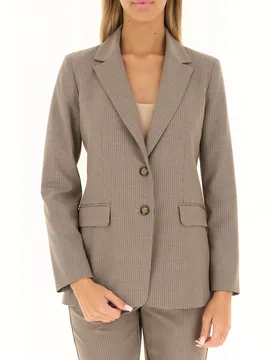 Blazer monopetto MARRONE 46 - I Blues - FashionsVida