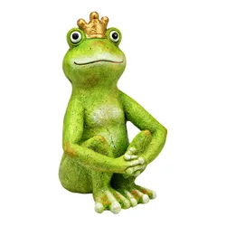 Froschkönig Figur aus Magnesia