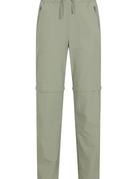 Explorer Womens Zip-Off Trousers - Long Length - Green - Green - Size: 22 - Mountain Warehouse - FashionsVida
