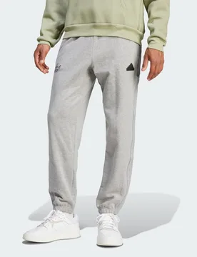 Pantaloni Brand Love French Terry M Medium Grey Heather - Adidas - FashionsVida