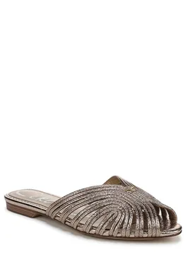 Women's Circus NY Kathleen Slide Sandals in Rose Gold Size: 6.5 - Rose Gold - Size: 6.5 - Sam Edelman - FashionsVida