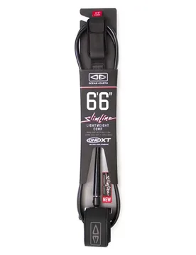 Leash De Surf One Xt Slim Line Lightweight Comp 6´6 Surfboard Black 6´6´´ unisex - Ocean & Earth - FashionsVida