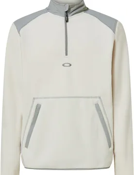 Technisches Fleece mit Kragen mit Reißverschluss Butter Tech Fleece Mist Cement für Herren Größe XL Grau - Oakley - FashionsVida