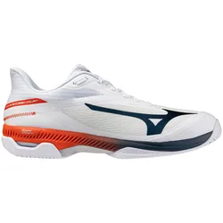 Wave Exceed Court Ac Shoes White / Insignia Blue / Orange UK 9