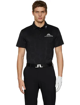 Polo KV Tour Mesh, schwarz l - J.lindeberg - FashionsVida