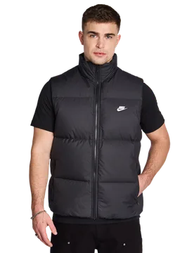 Club Puffer Vest Men Jackets - Black - Size XL - Poly Woven - Black - Size: Extra Large - Nike - FashionsVida