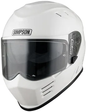 Casco Moto Integrale Venom 22.06 Bianco Lucido taglia M - Simpson - FashionsVida