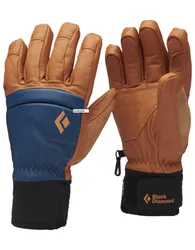 Freeride Handschuhe aus PrimaLoft® Spark Gloves Henna Ink Blue für Herren aus Leder Größe M Blau