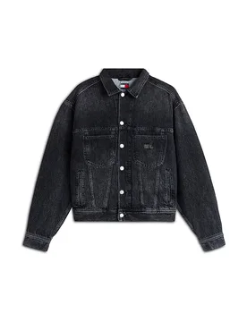 Jeansjacke ARCHIVE TRUCKER schwarz M Damen - TOMMY JEANS - FashionsVida