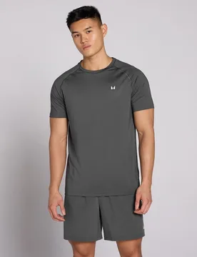 MP Men's Training Short Sleeve T-Shirt - Dark Grey - XS - MyProtein - FashionsVida