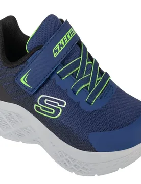 Scarpe Senza Lacci Microspec Ii Zovrix Navy / Black / Lime EU 34 - Skechers - FashionsVida