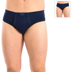 Mens Pack-2 Basic Slips Kl2027 - Blue - Size X-Large