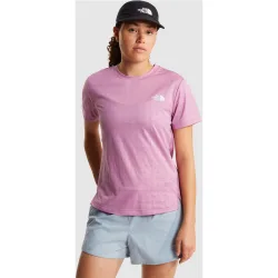 Camiseta recta con estampado en relieve para mujer Flex Geo