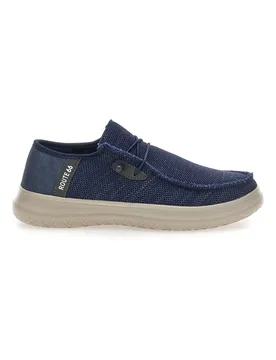 Scarpe slip on blu in tessuto RO51803 41 - Route 66 - FashionsVida