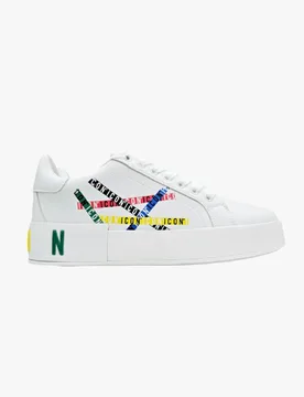 ICON scarpe uomo arcobaleno bianco - Icon - FashionsVida