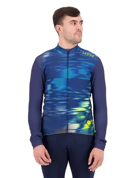 Maglia A Maniche Lunghe Le Maillot Jaune Print - Santini - FashionsVida