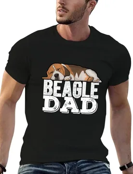 Beagle Dad T-Shirt t shirt man designer t shirts cotton 100% man t shirts graphic T-shirt - Aliexpress - FashionsVida