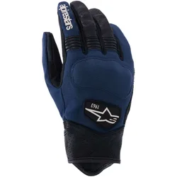 Guanti Moto TRACKER Blu Scuro Nero taglia M