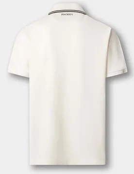 Polo de hombre insignia manga corta fit clásico - Hackett - FashionsVida