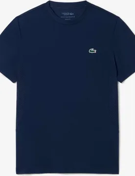 Camiseta de hombre Tennis x Novak Djokovic en blanco de manga corta - Lacoste - FashionsVida