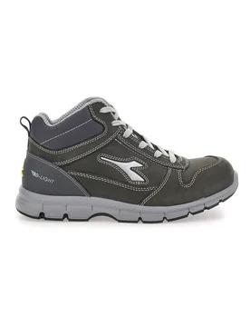 Scarpe antinfortunistiche grigie in pelle Run Mid S3S FO SR ESD 42 - Diadora - FashionsVida