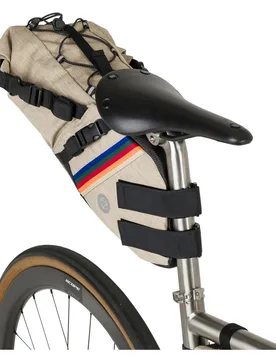 Borsa posteriore sottosella bikepacking VENTURE 10 litri vintage - AGU - FashionsVida