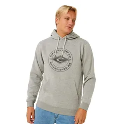 Felpa Con Cappuccio Stapler Grey Marle M
