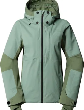Veste de ski - W Lenado Jacket Slate Moss Bark Mist - Taille L - Vert - The North Face - FashionsVida