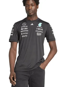 Mercedes amg petronas f1 team camiseta manga corta hombre Negro (L) - Adidas - FashionsVida