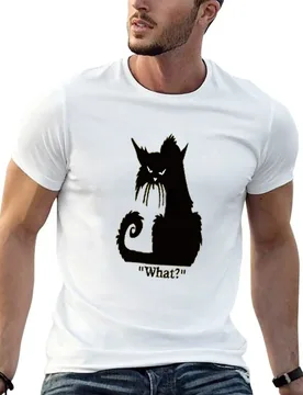Funny Cat Printed Short Sleeve O-neck T-Shirt customizeds vintage t shirts heavy weight t shirts for men - Aliexpress - FashionsVida
